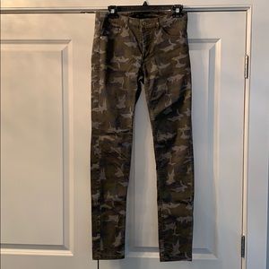 H&M size 10 camo skinny jeans.